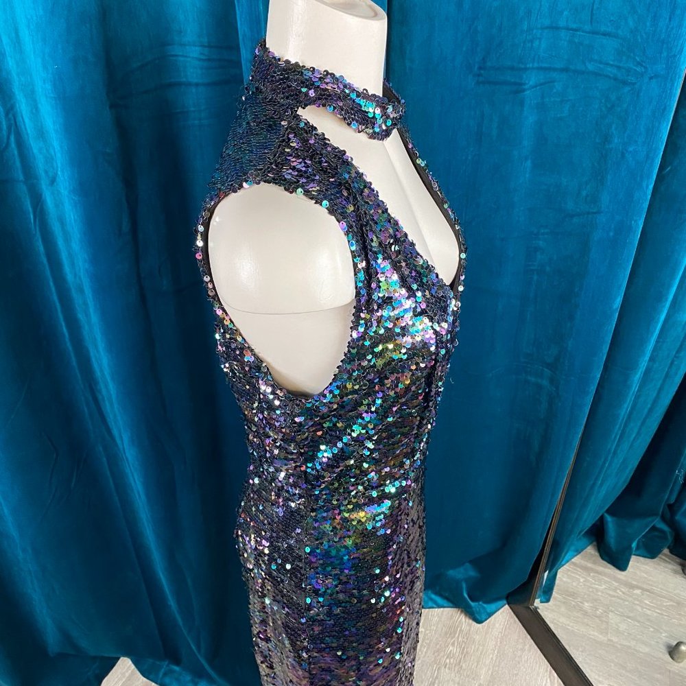 L'atiste By Amy Choker Sequin Bodycon Dress - Picture 6 of 9
